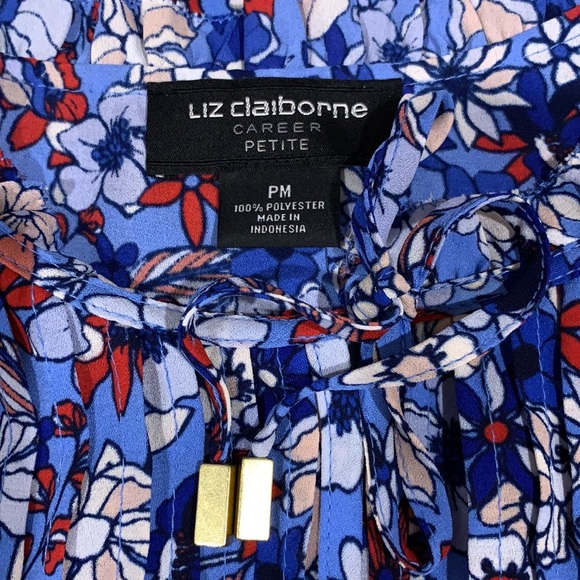 🆕NWT Liz Claiborne Floral Blouse - Picture 10 of 11